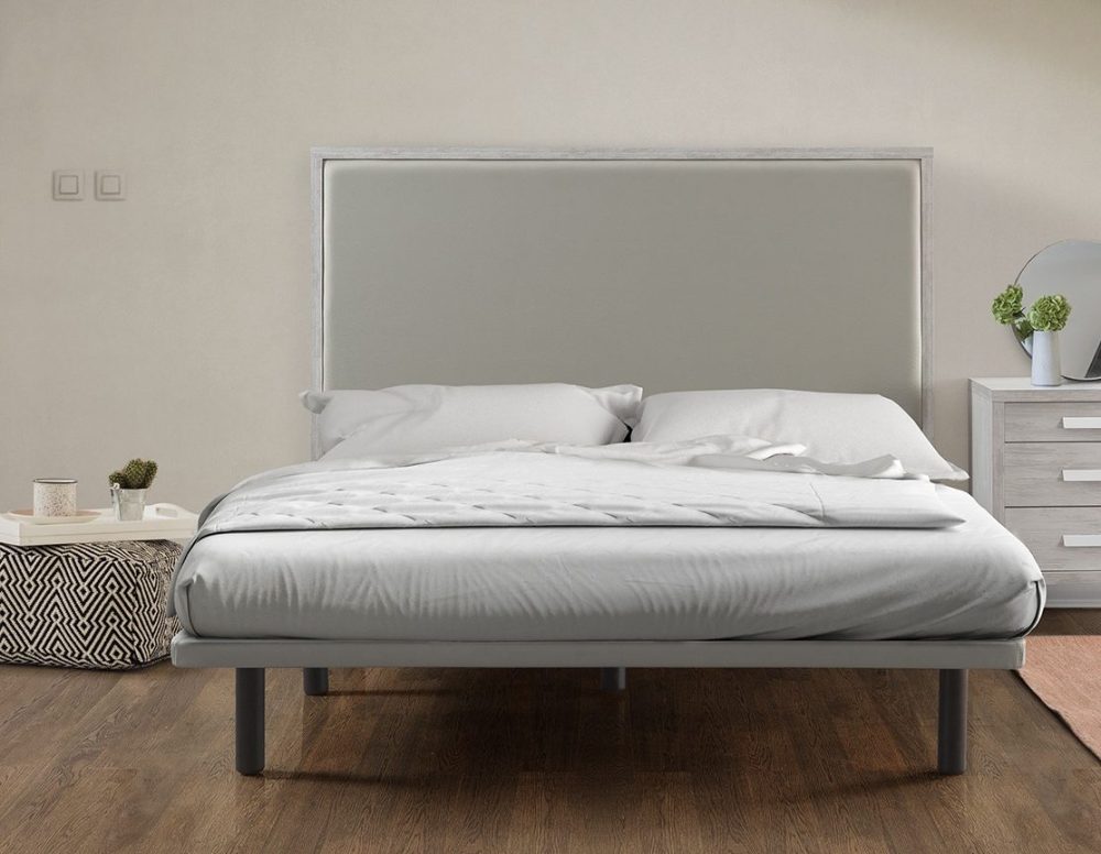 base tapizada luxe con cama